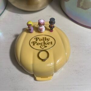 1989 COMPLETE w RING Bridesmaid Polly Nancy’s Wedding Day Bluebird Polly Pocket